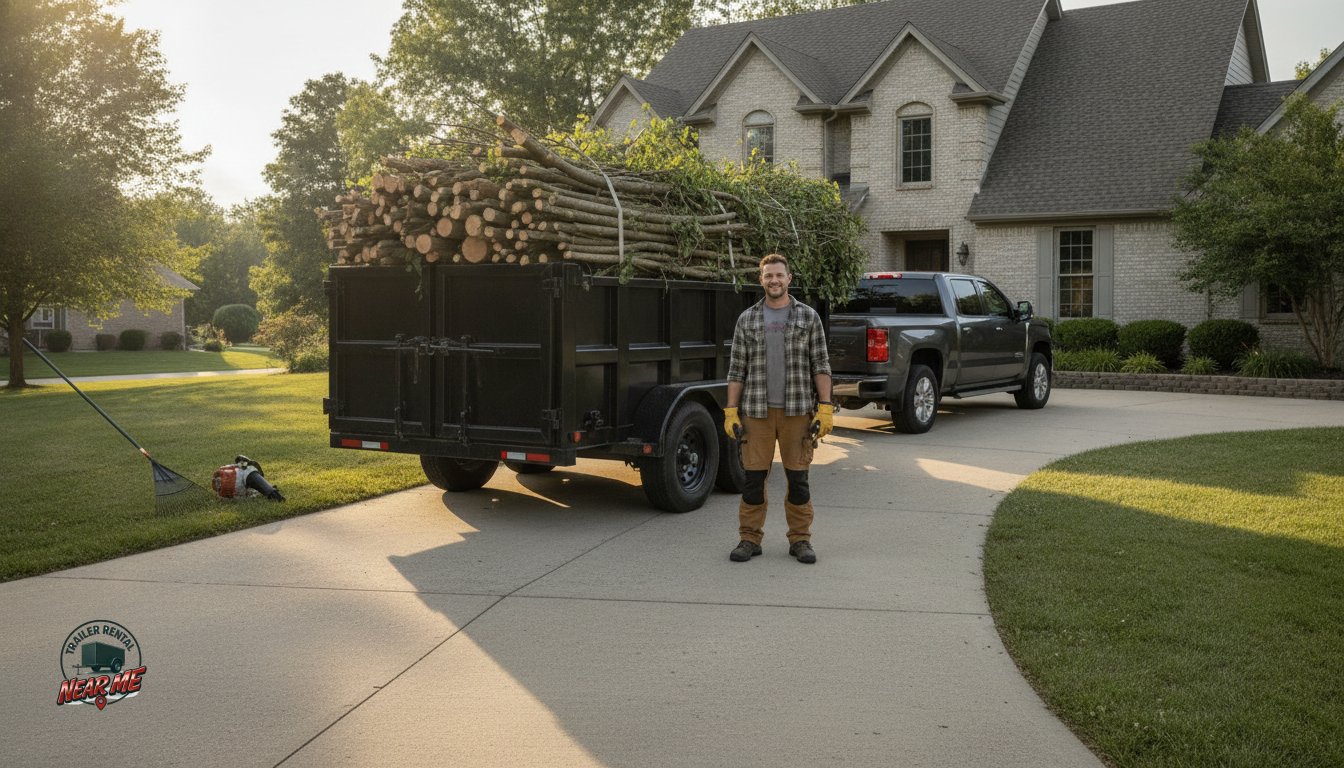 Yard Waste Removal Trailer Rental: The 2026 Omaha DIY Hauling Guide