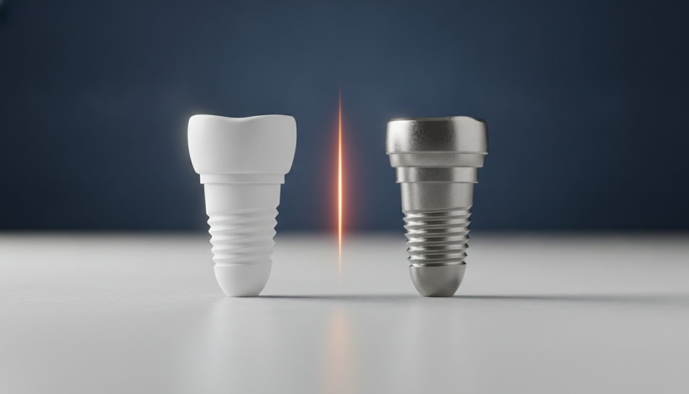 Zirconia vs. Titanium Dental Implants: The 2026 Patient Guide