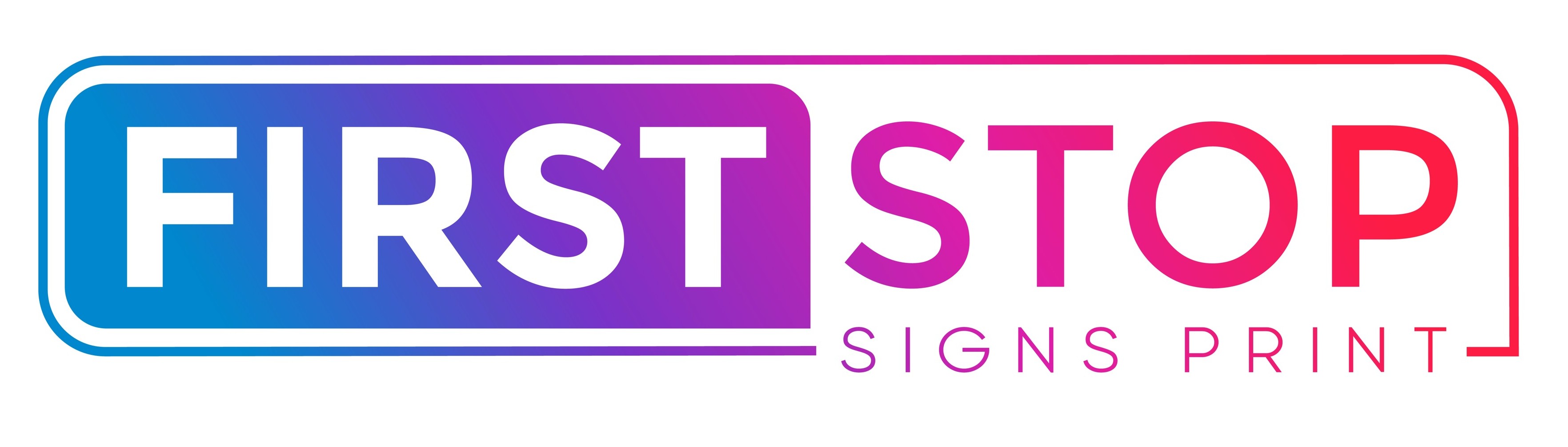 First Stop Signs Print