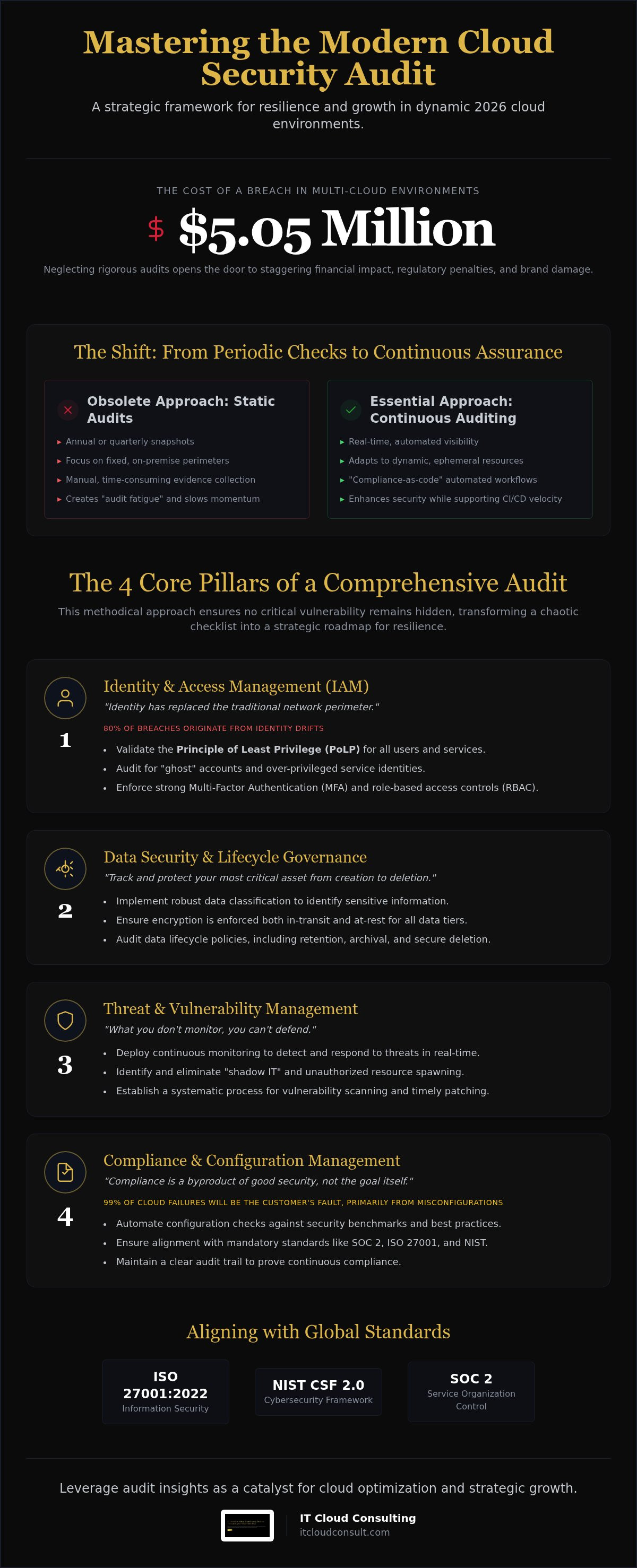 Cloud security audit
