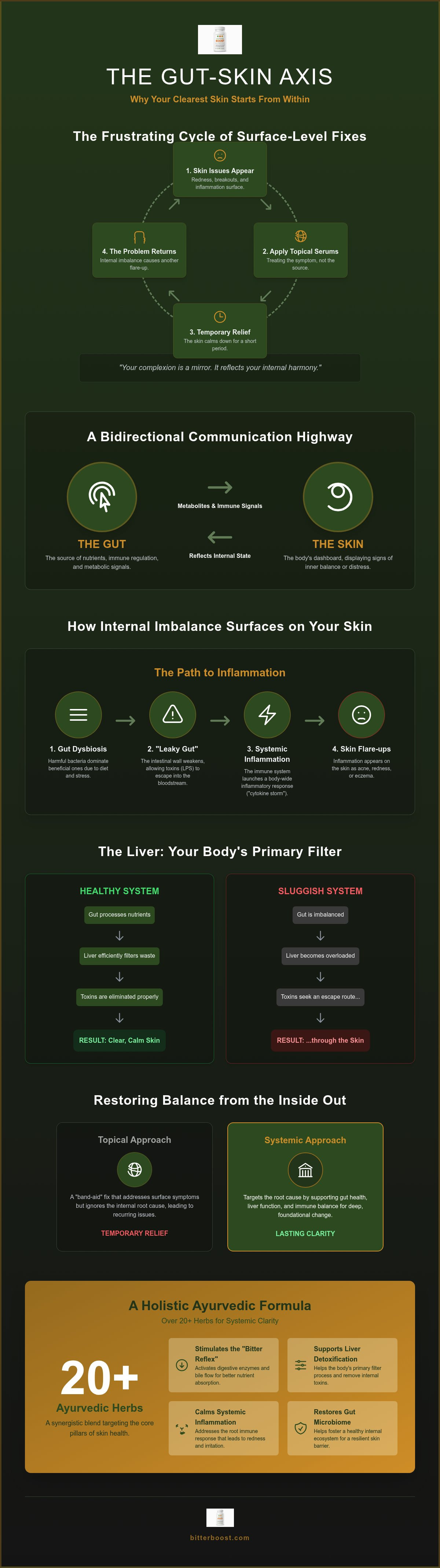 Why does my gut affect my skin