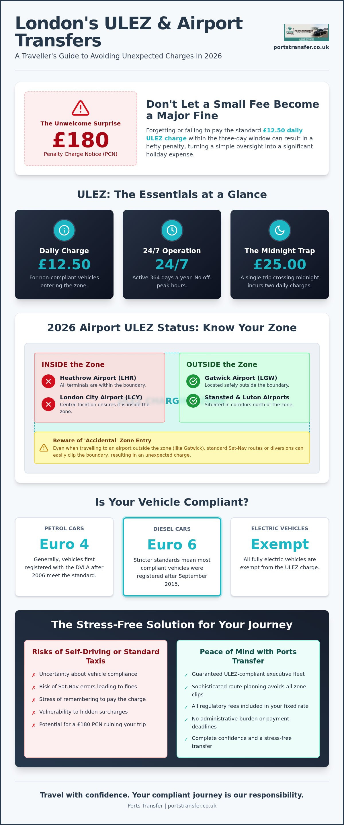 London ulez for airport transfers