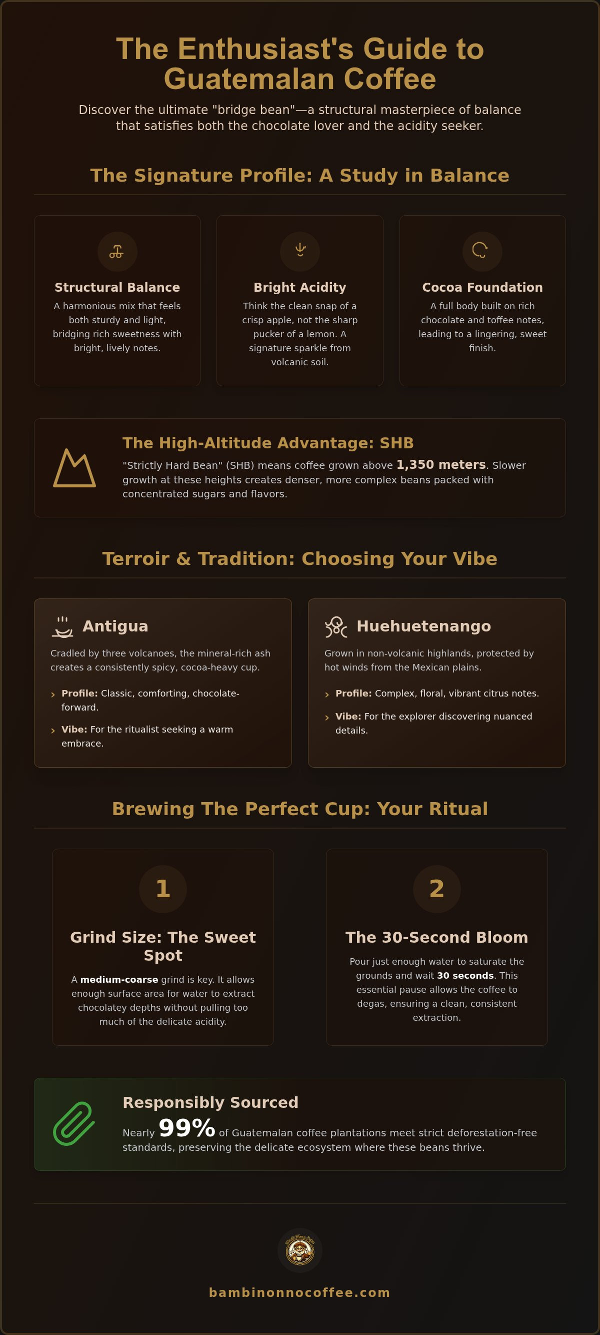 Guatemalan coffee beans