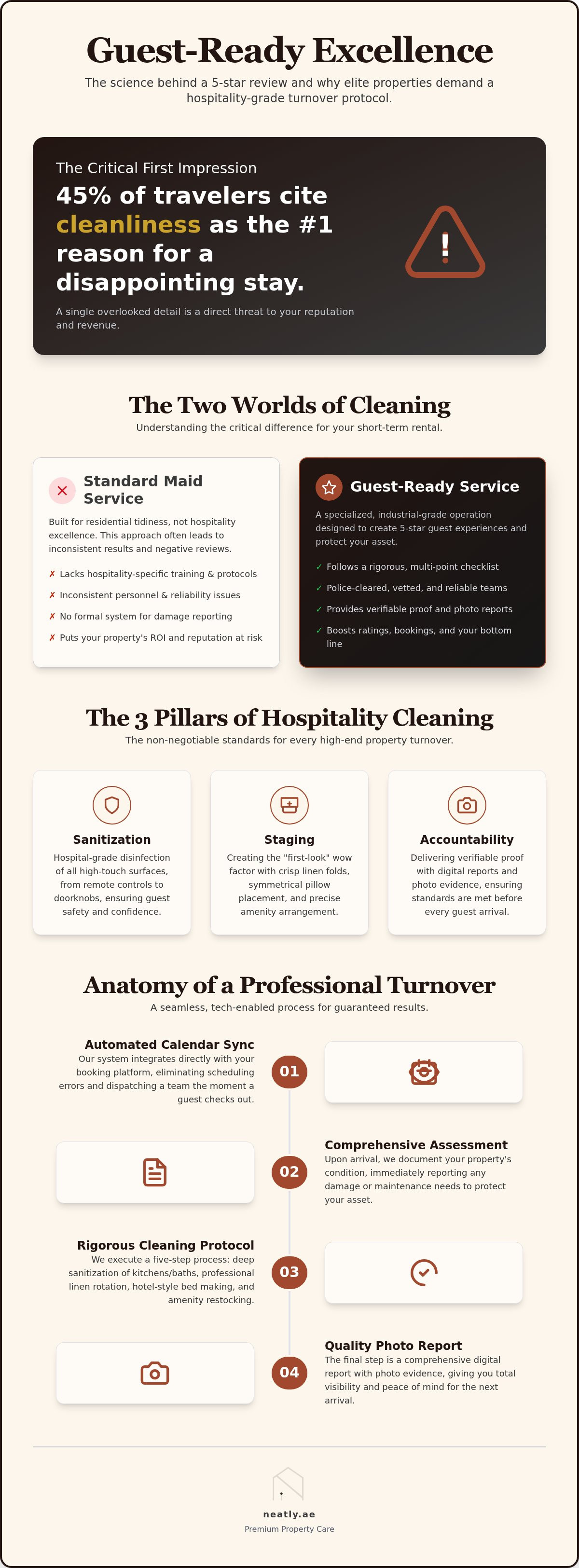 Guest ready cleaning services