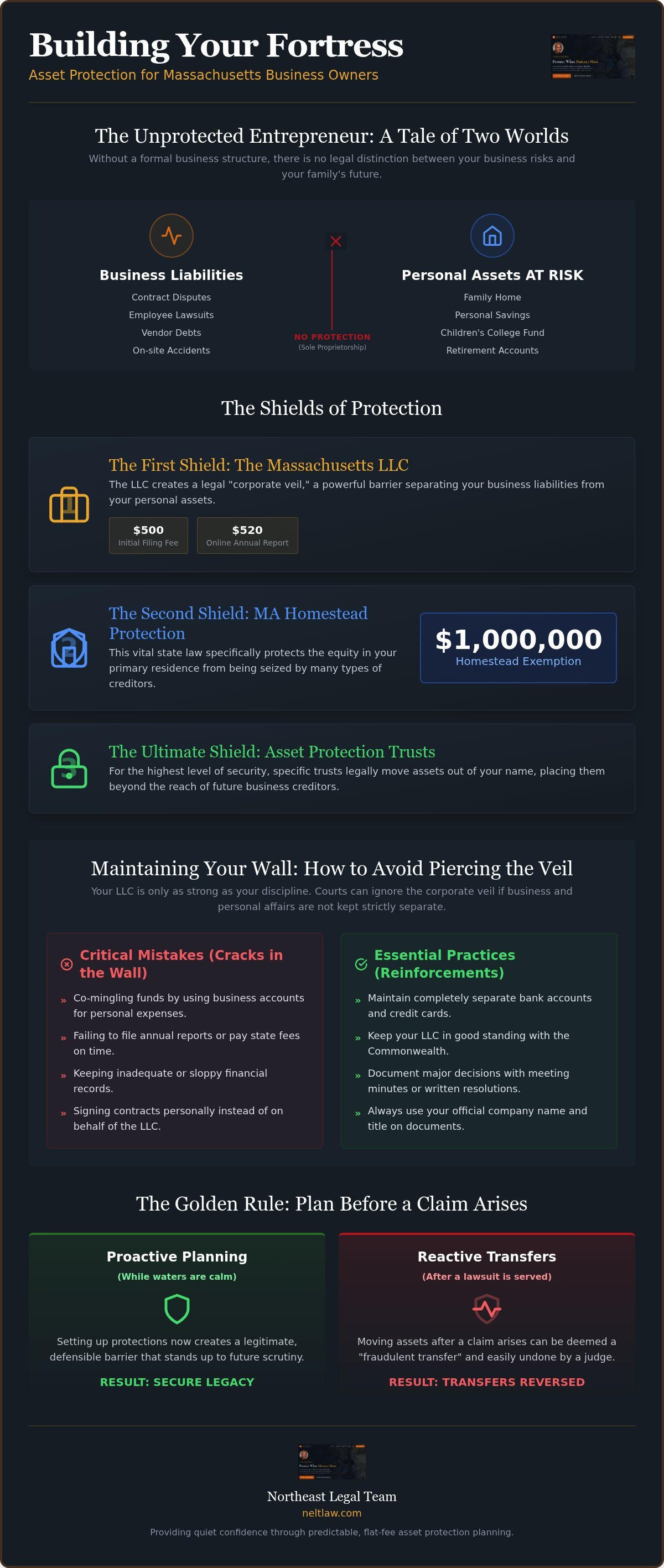 Asset protection for small business owners MA