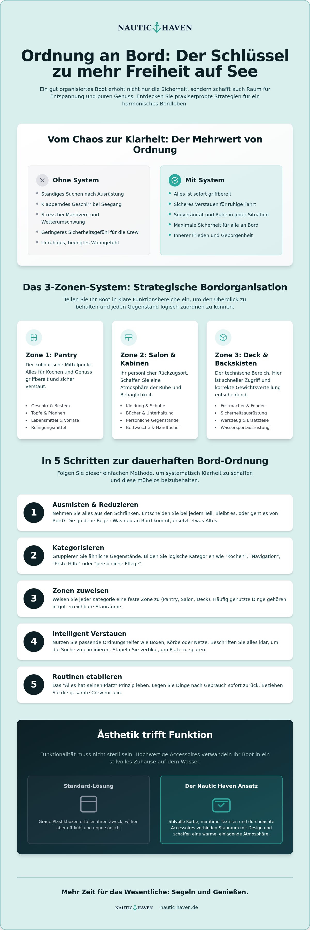 Boot organisieren tipps