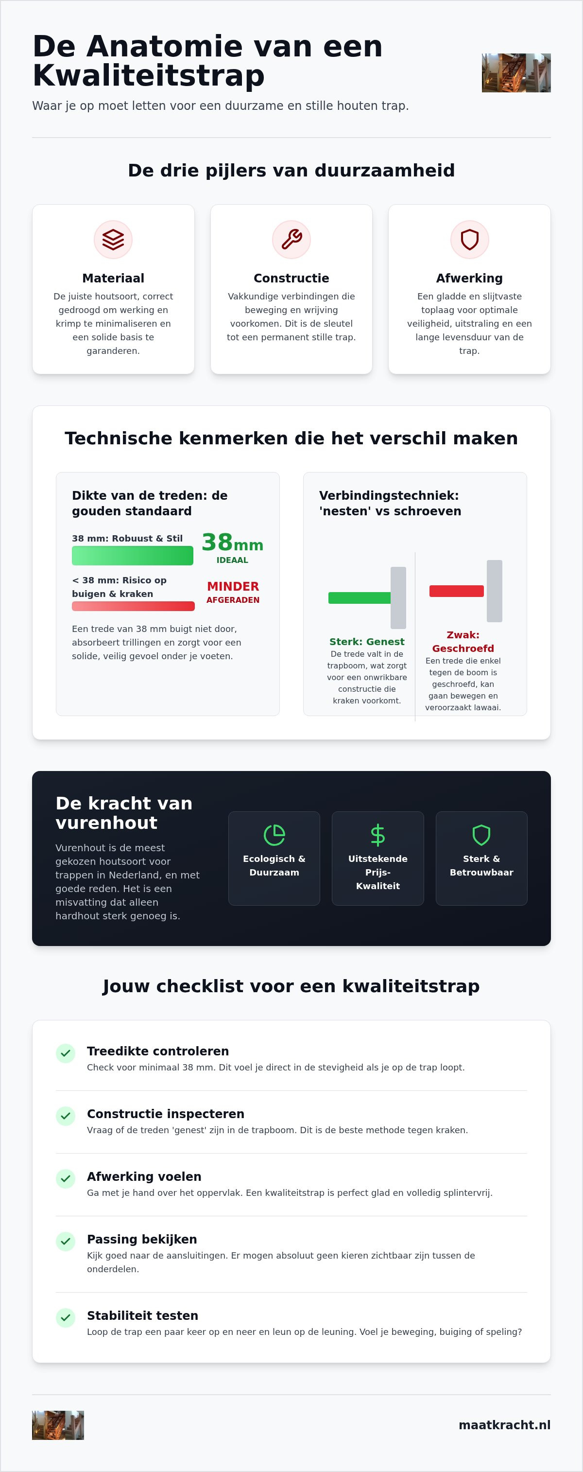 Houten trap kwaliteit