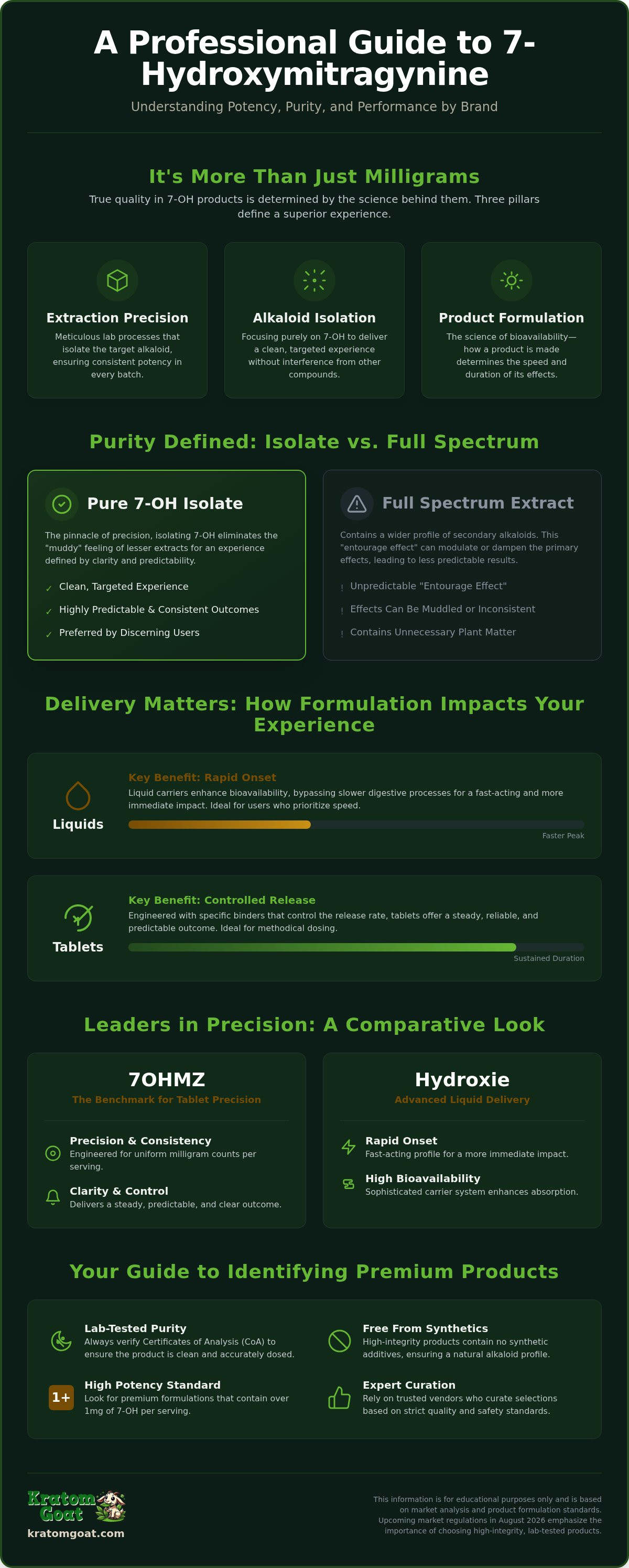 7-hydroxymitragynine effects by brand