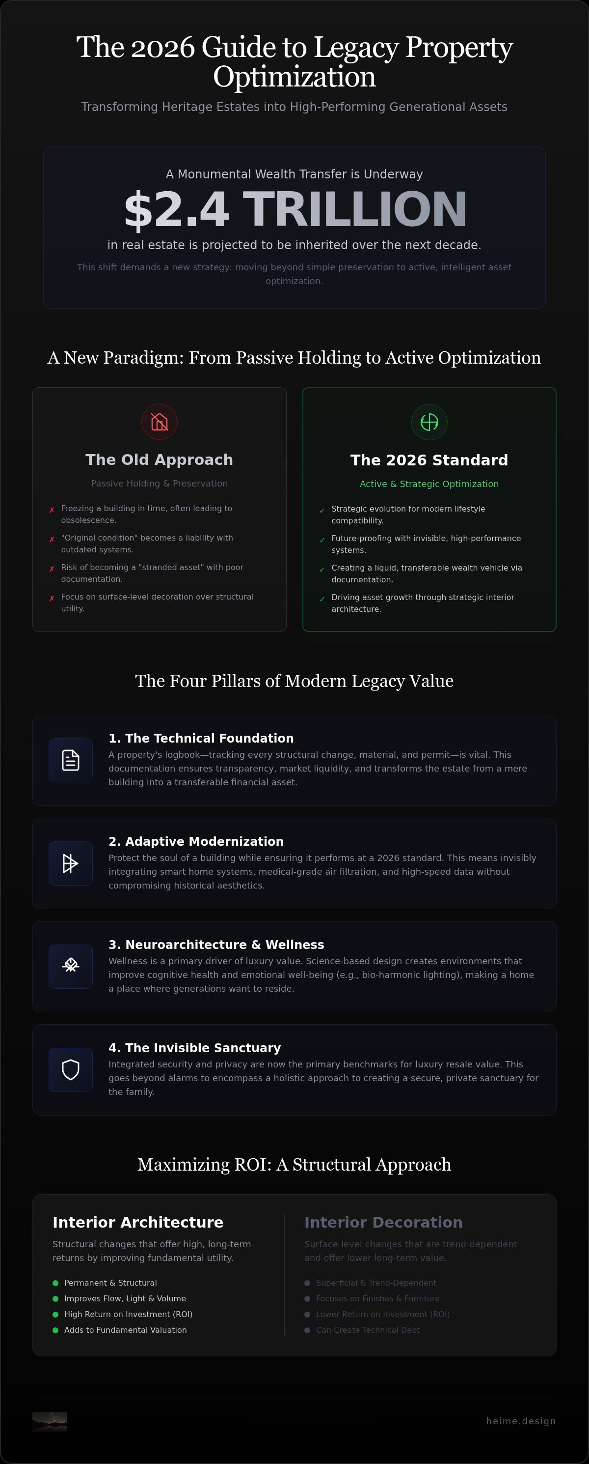 Legacy property value preservation