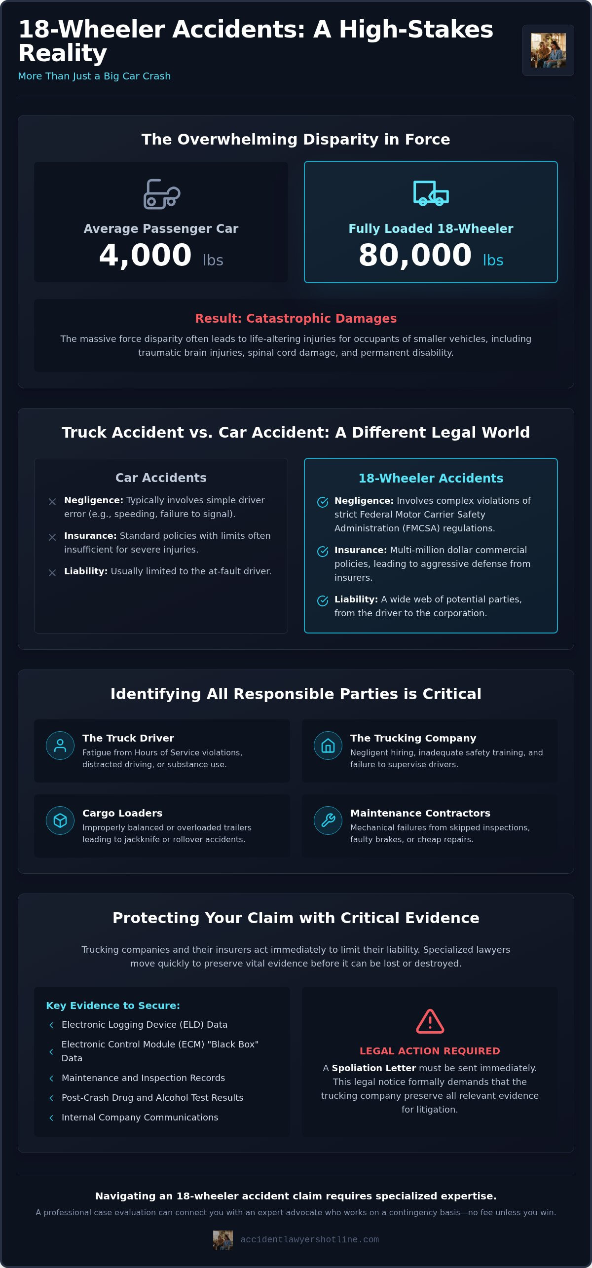 18 Wheeler Accident Lawyer: Why Specialized Advocacy is Essential in 2026