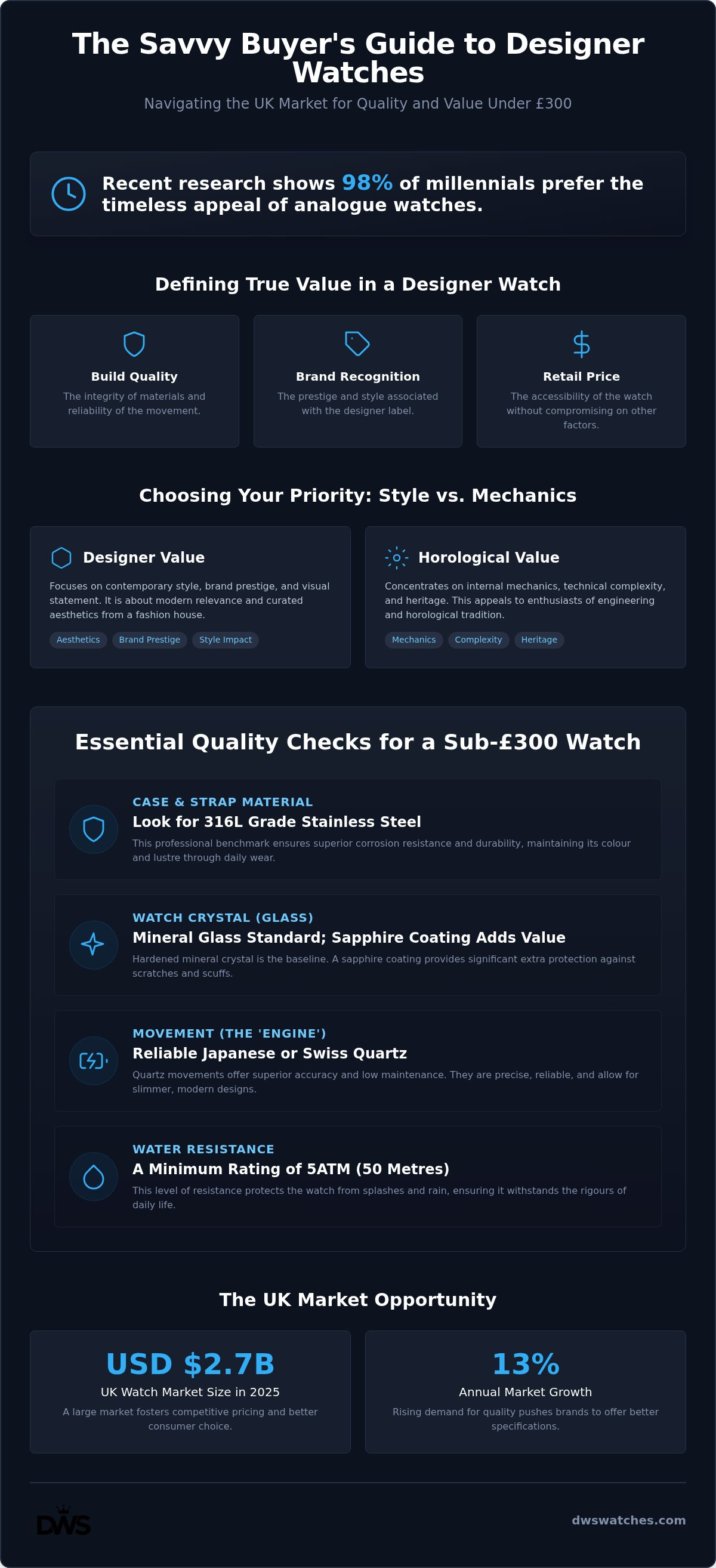 Best value designer watch brands uk