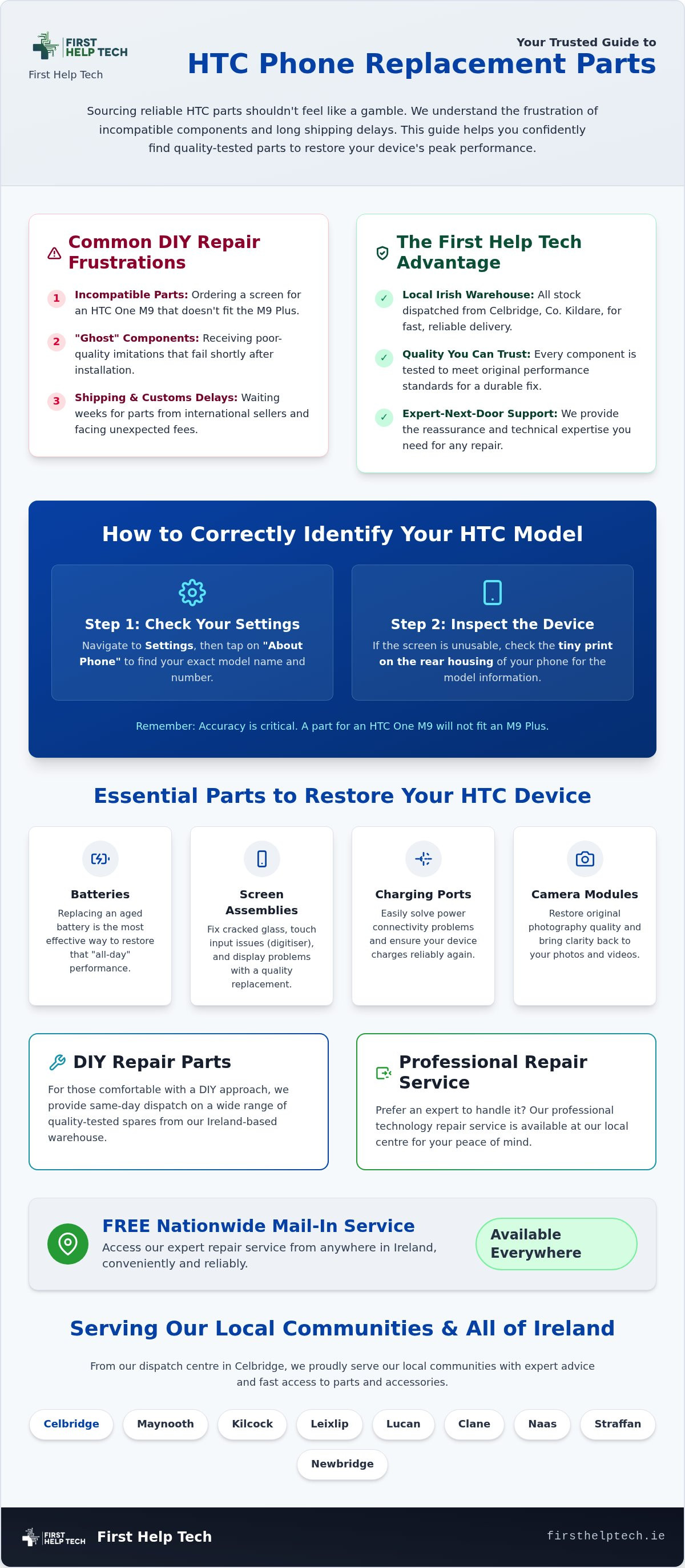 Htc phone replacement parts