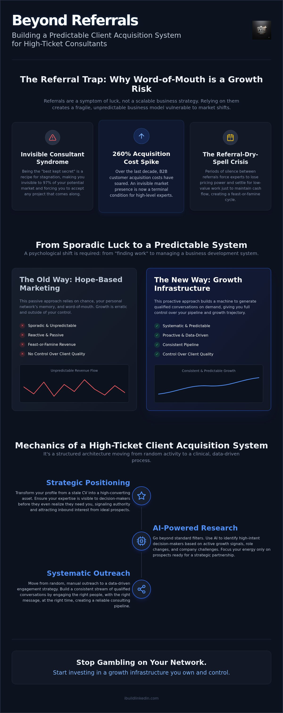 Predictable client acquisition for consultants