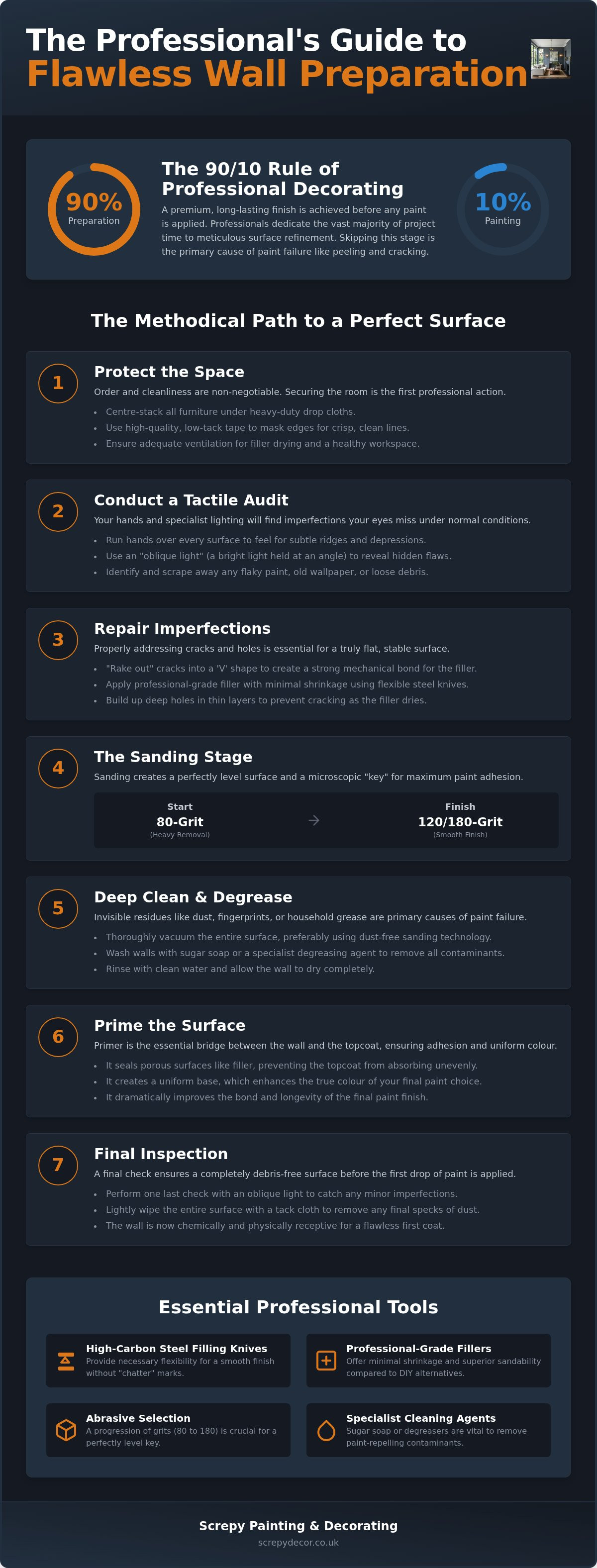 How to prepare walls before painting