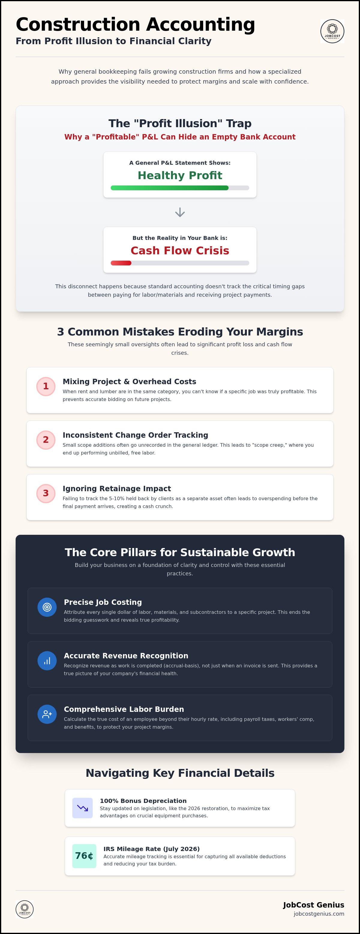 Construction accounting for small firms
