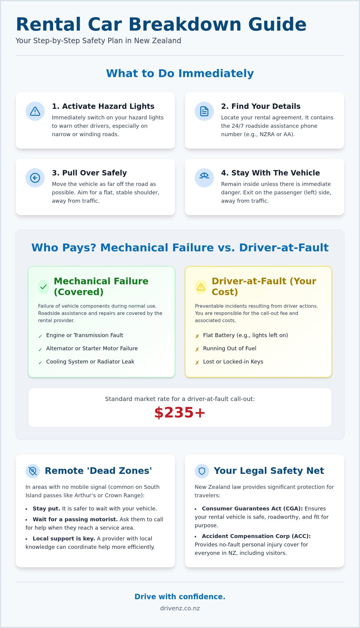 Rental car breakdown nz