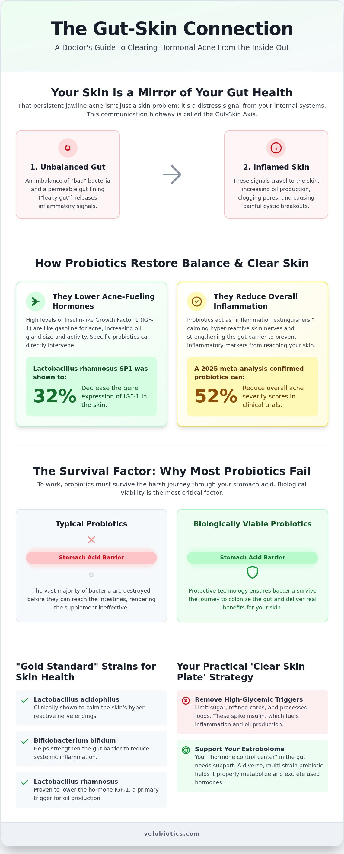 Probiotics for hormonal acne breakouts