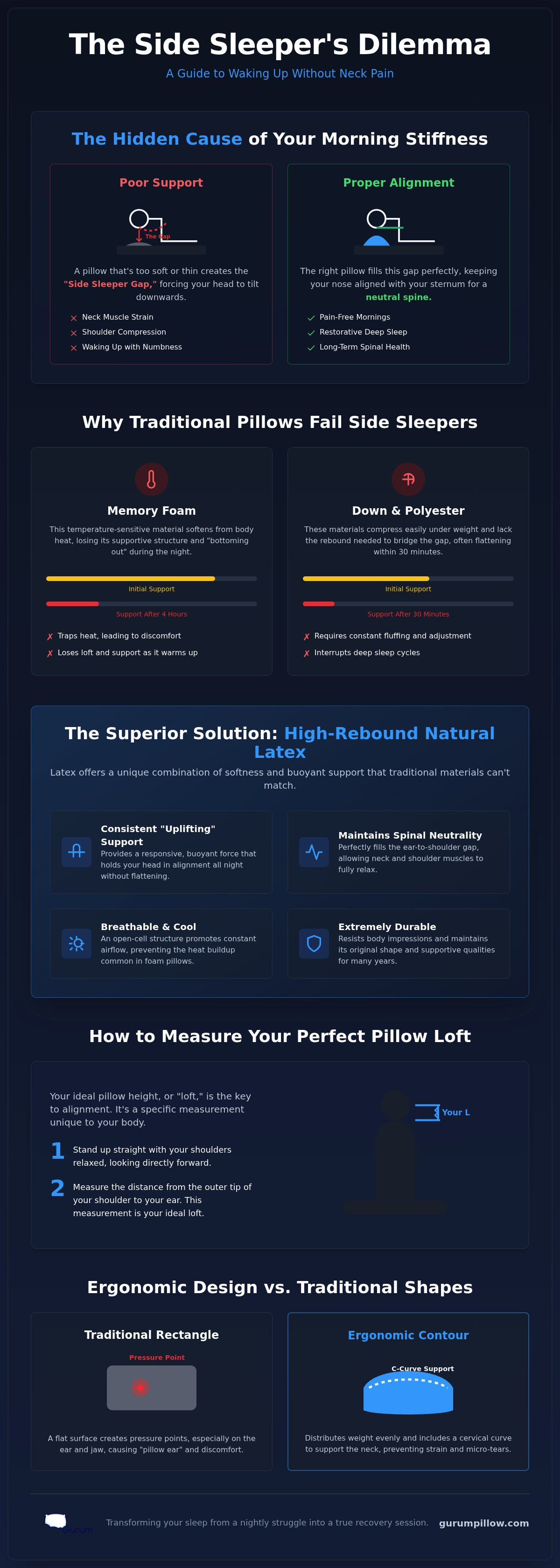 Best latex pillow for side sleepers