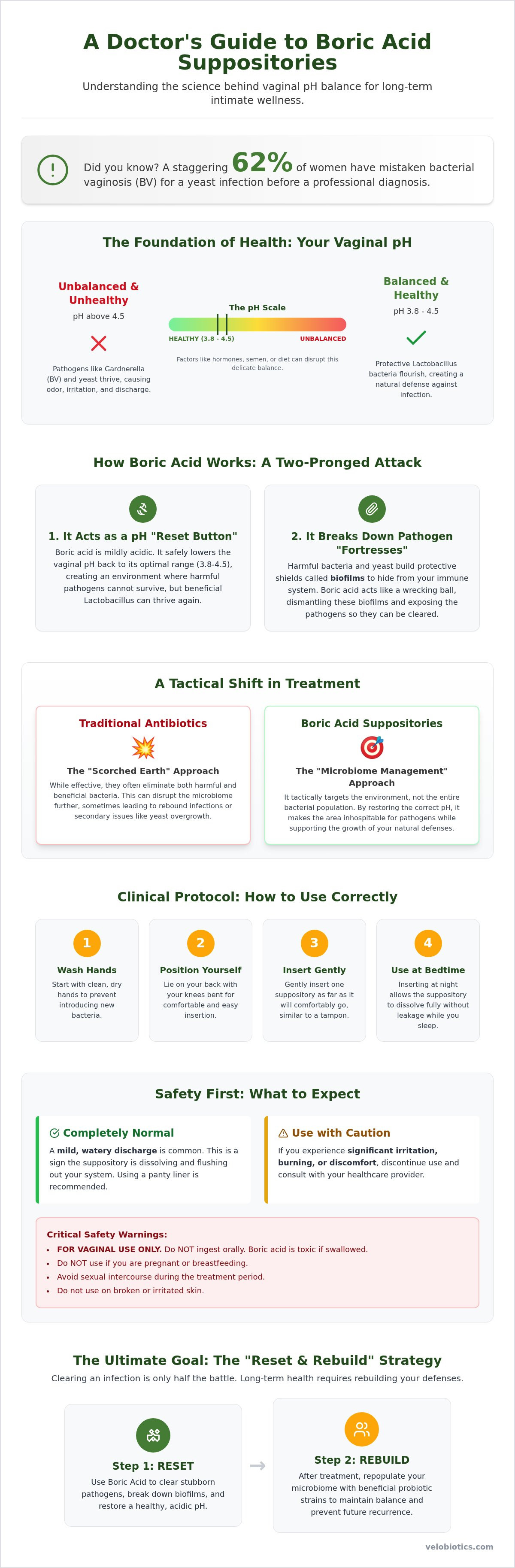 How to use boric acid suppositories