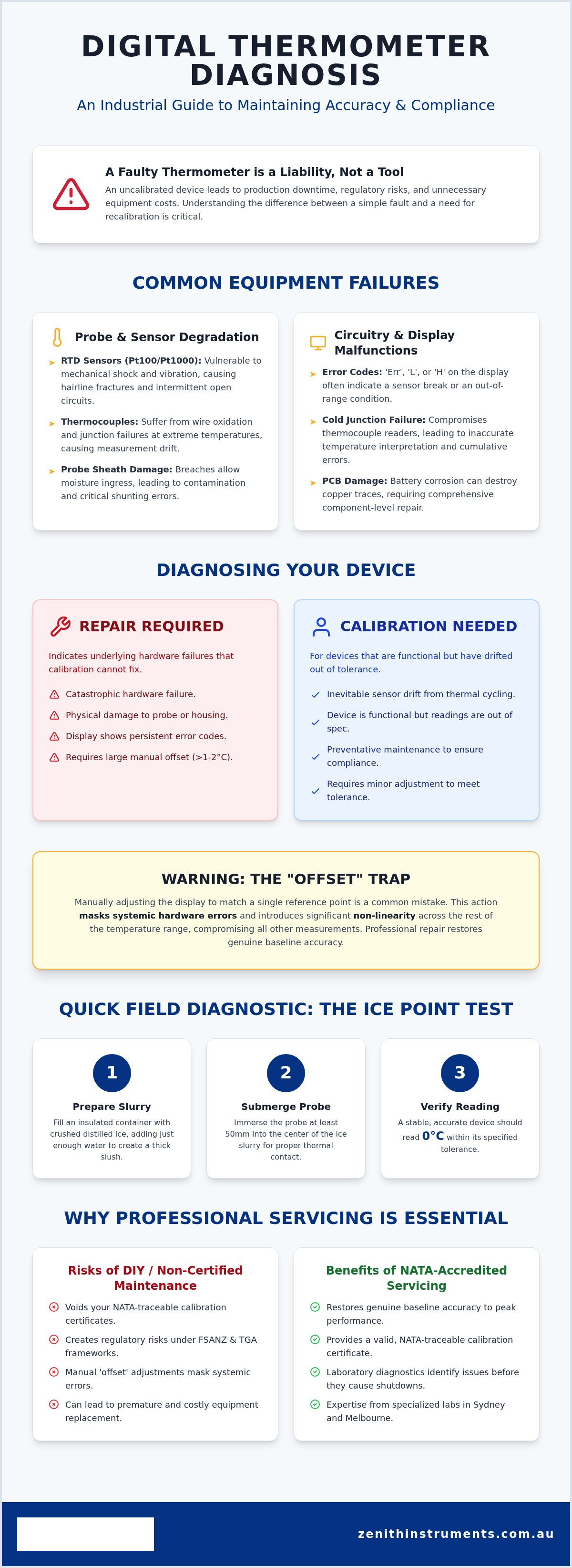 Digital thermometer repair