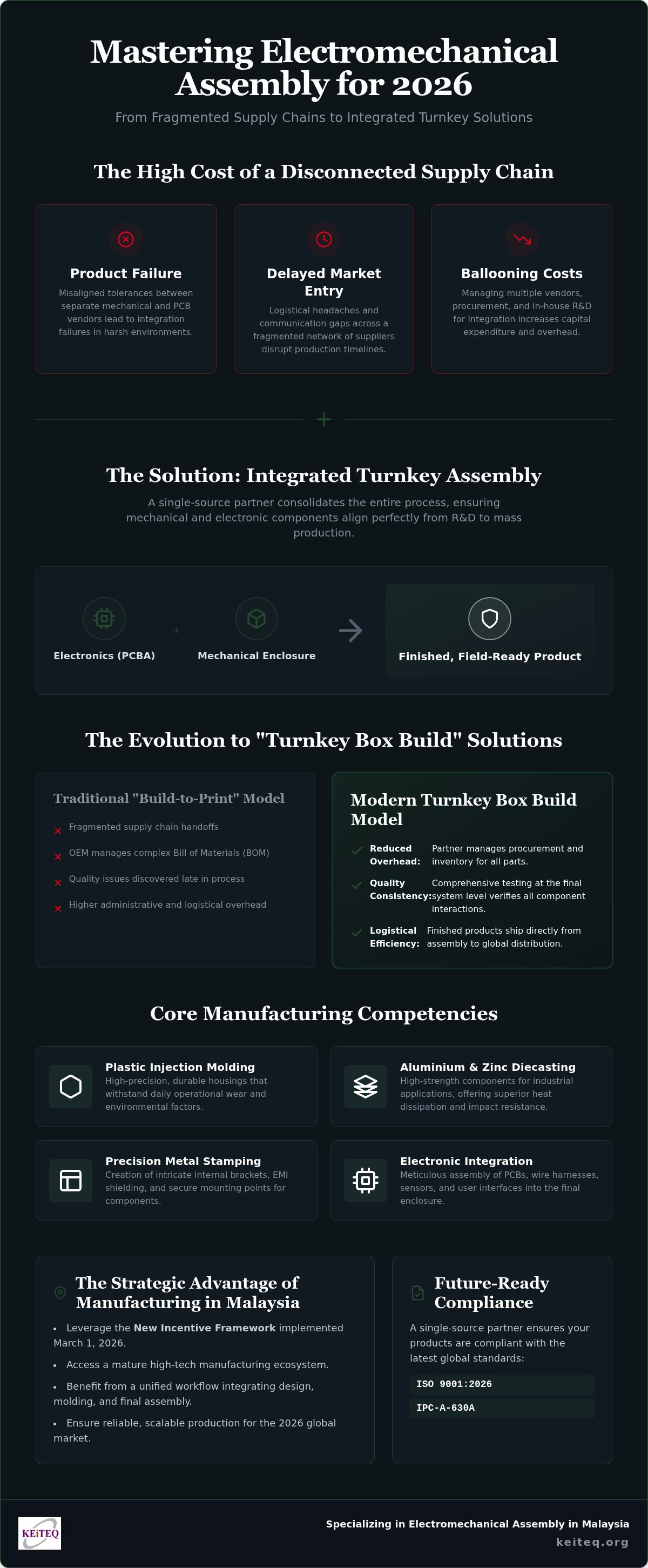 Electromechanical assembly services
