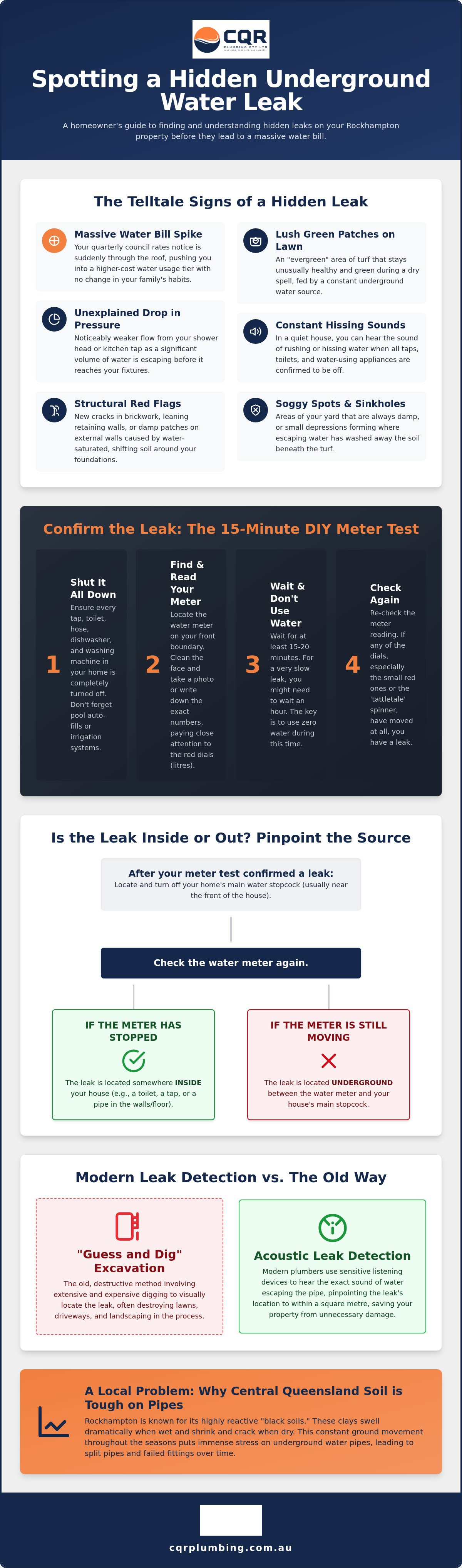 Underground water leak