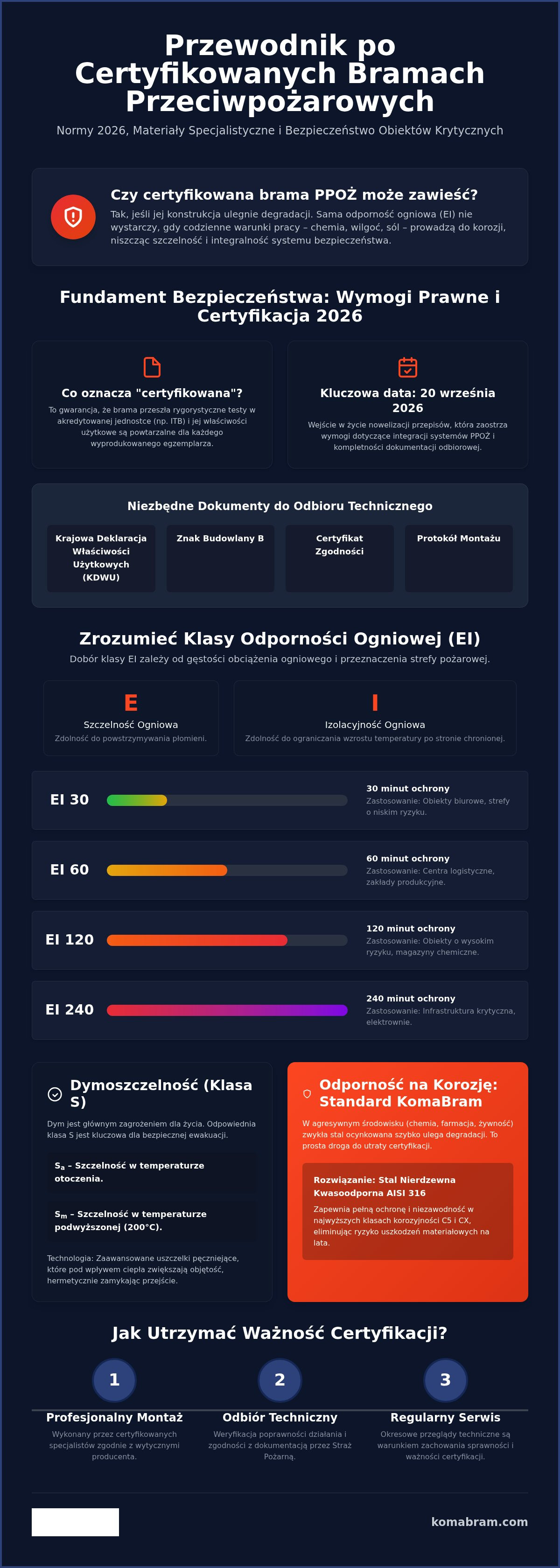 Bramy przeciwpożarowe certyfikowane
