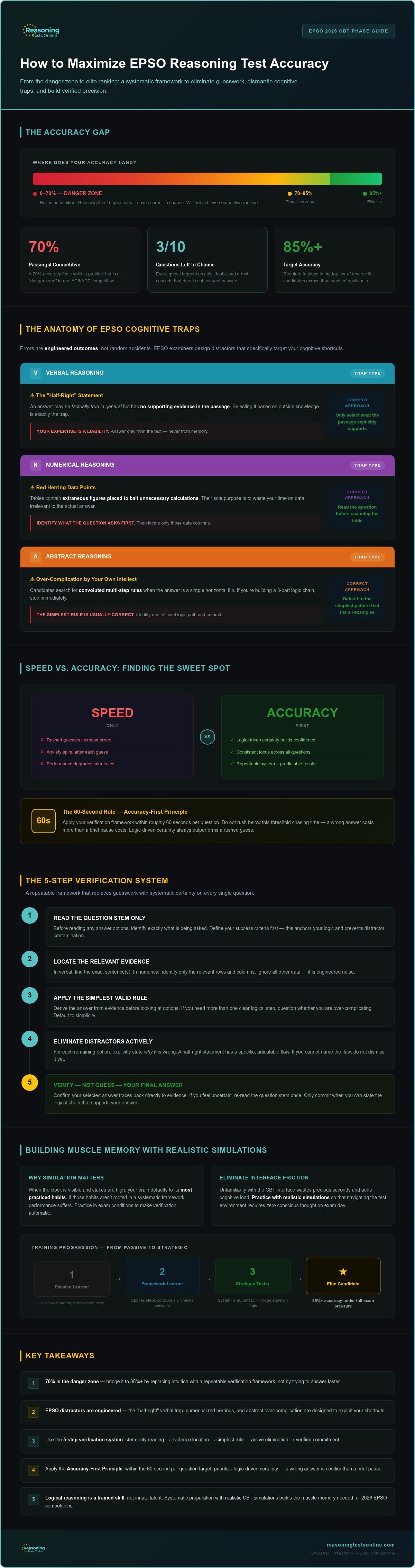 EPSO reasoning test accuracy
