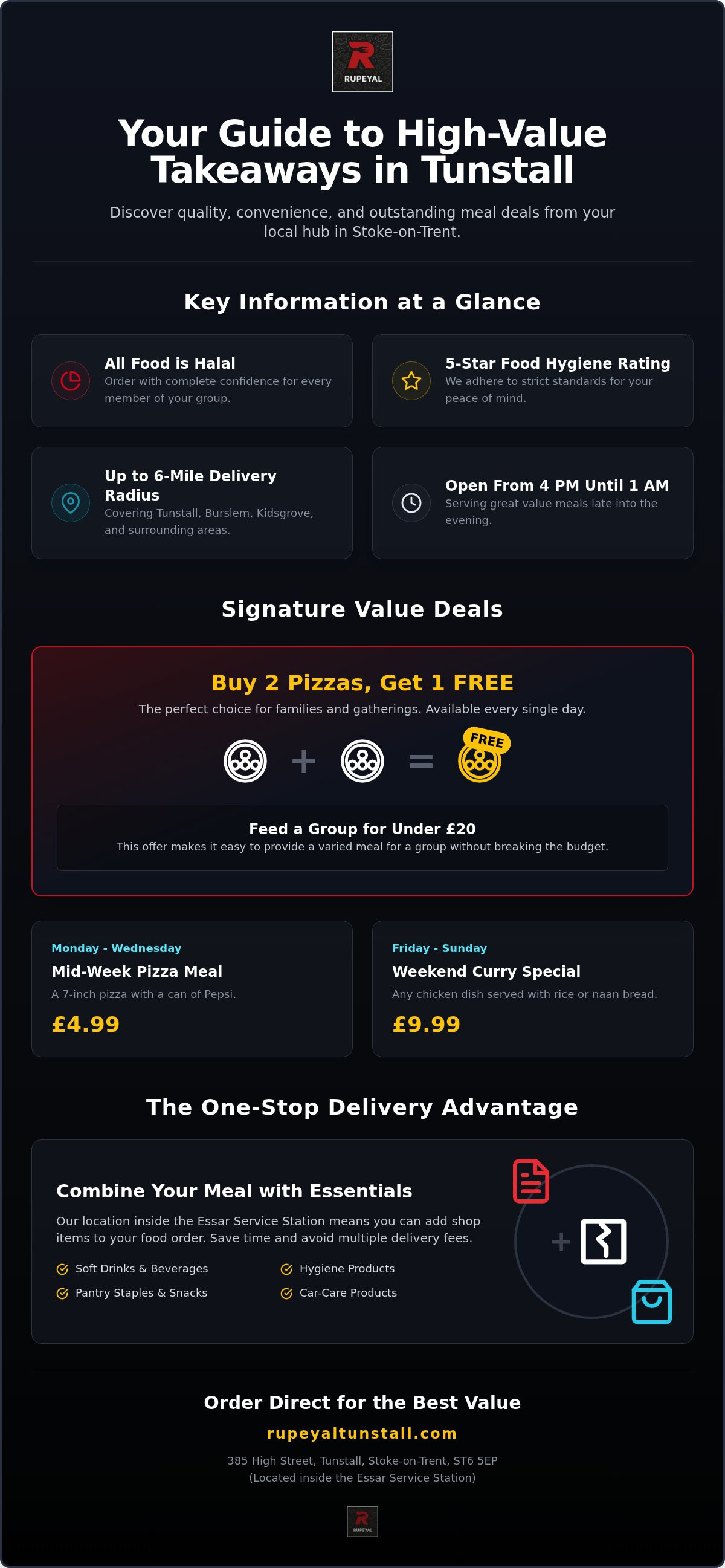 Takeaway deals Stoke-on-Trent