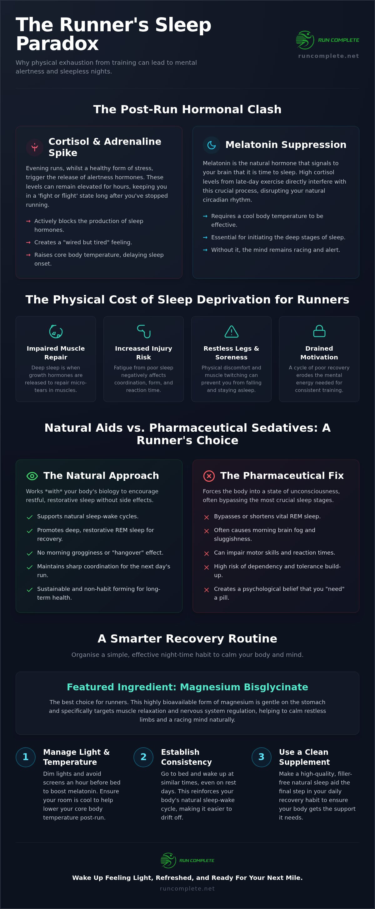 Natural sleep aids for runners