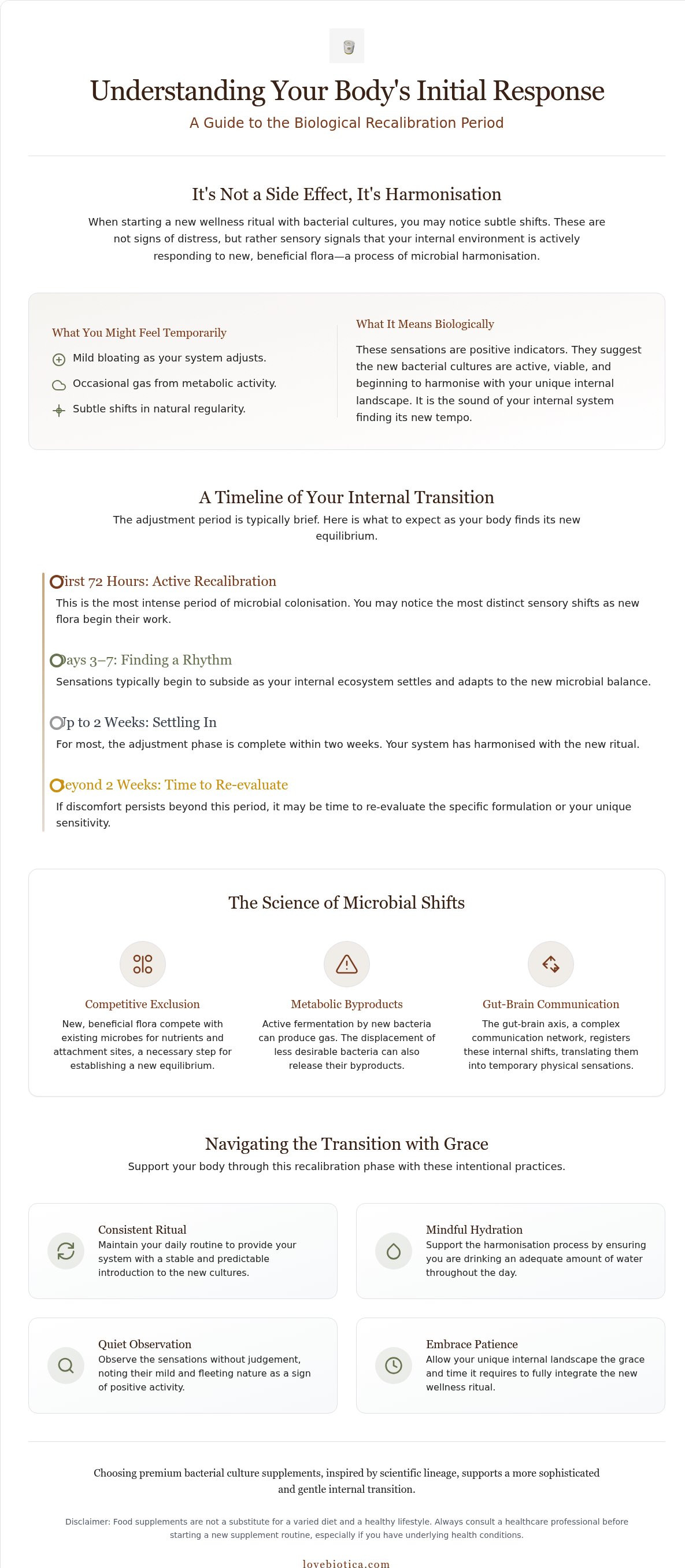 Can probiotics cause initial side effects