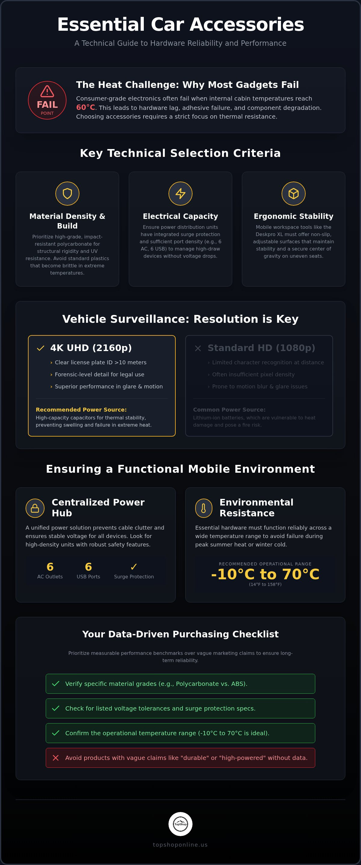 Essential car accessories