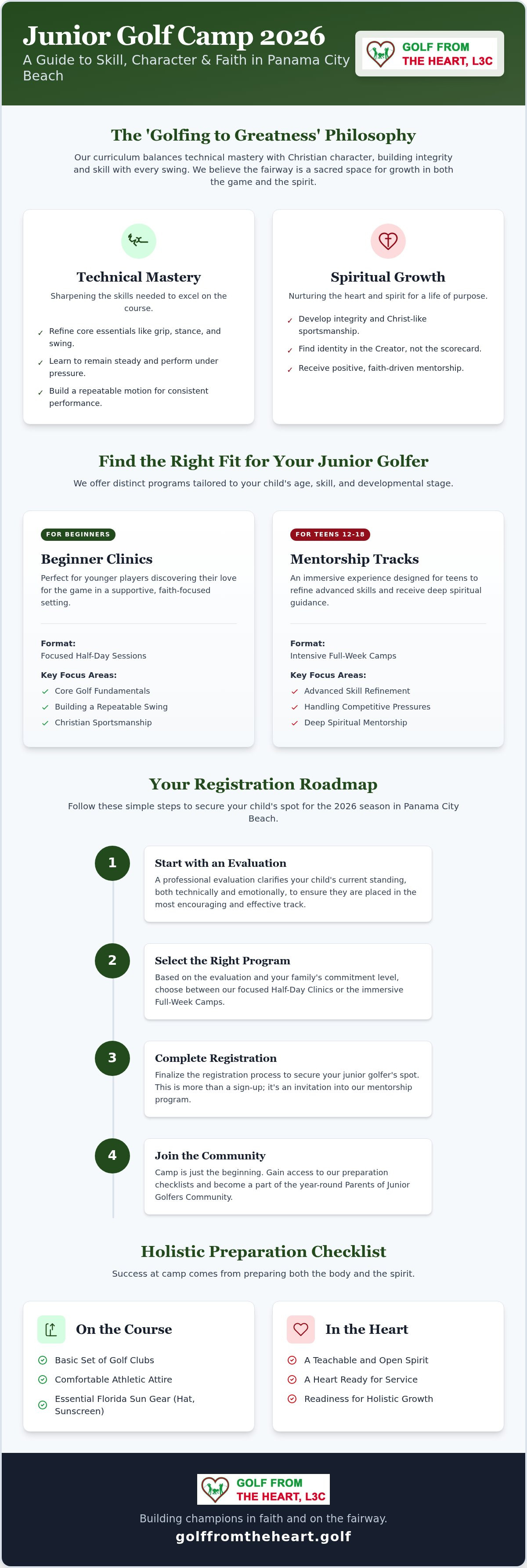 Golf camp registration