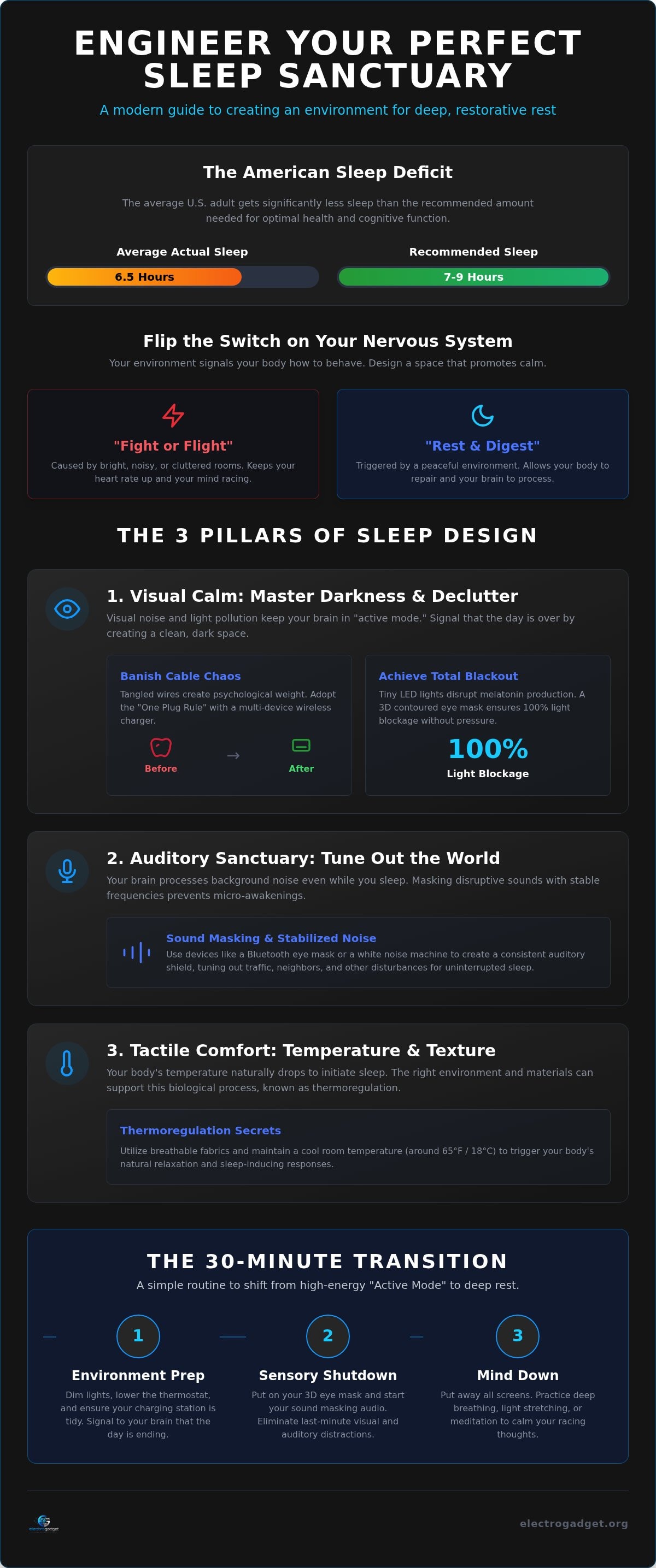 Create a relaxing sleep environment