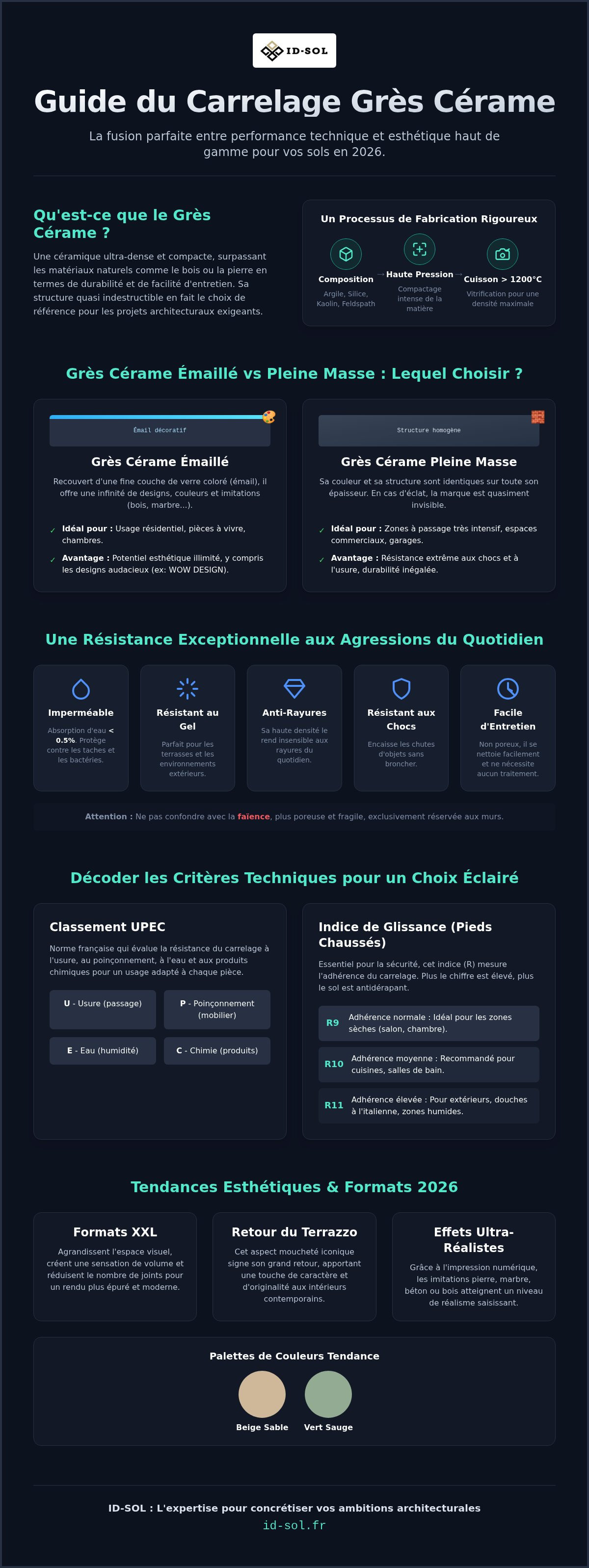 Carrelage grès cérame