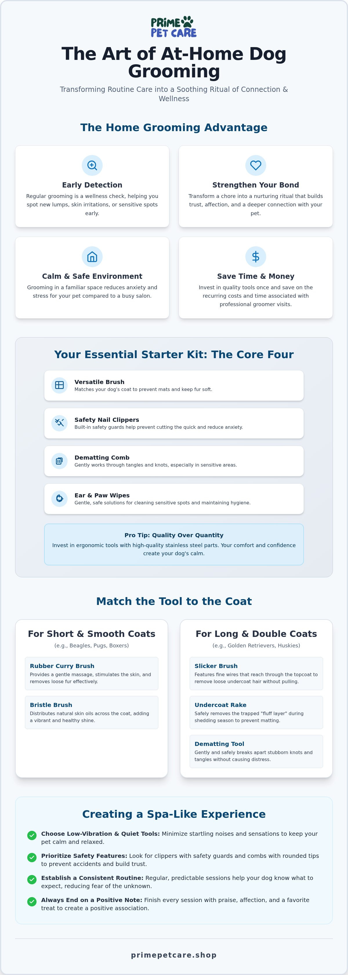 Dog grooming tools