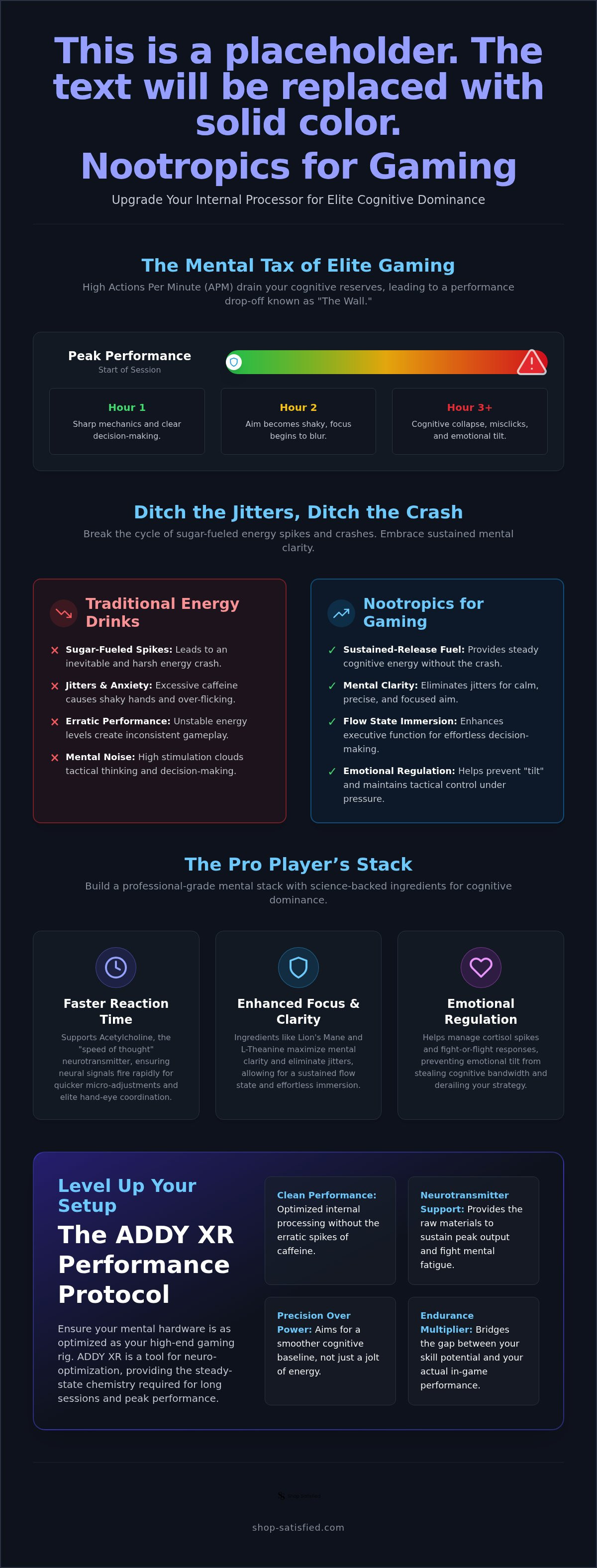 Nootropics for gaming