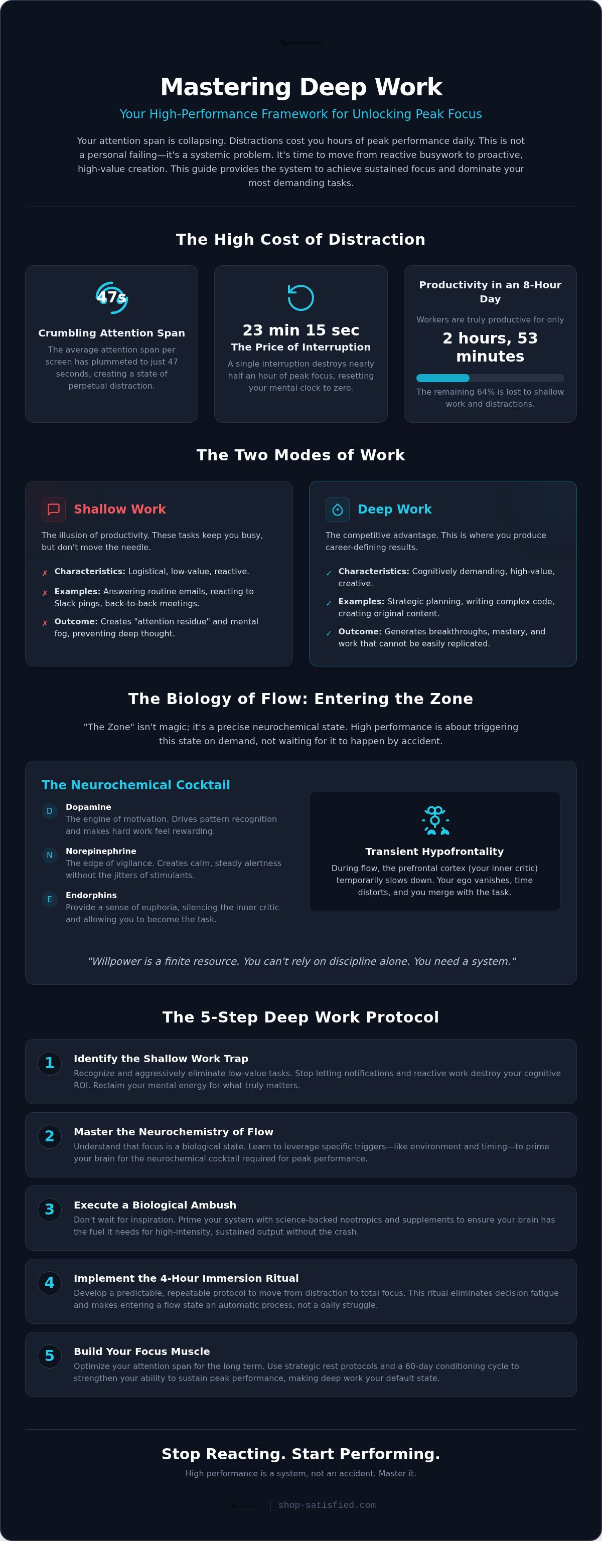 How to get in the zone for deep work