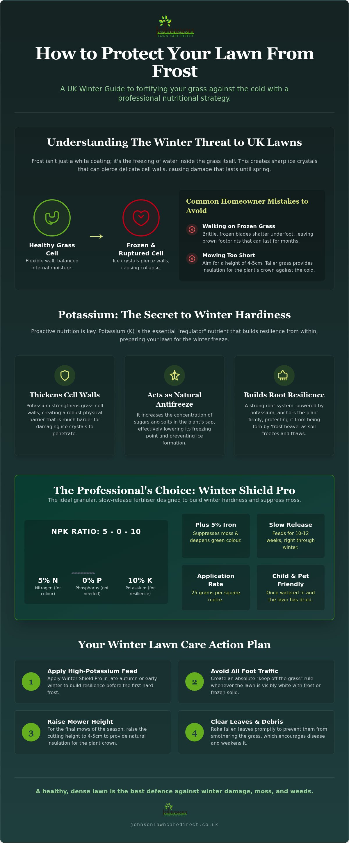 How to protect lawn from frost UK