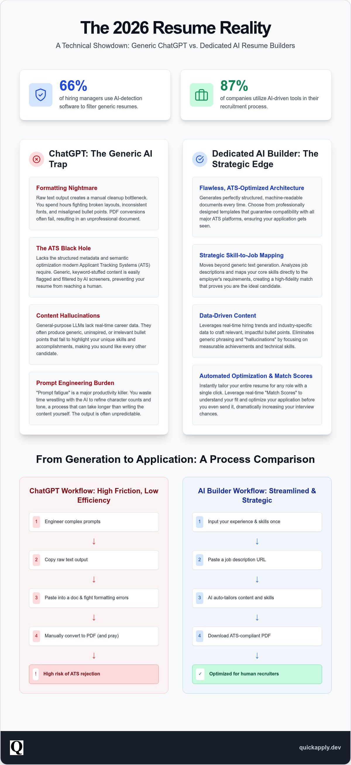 Chatgpt resume vs ai resume builder