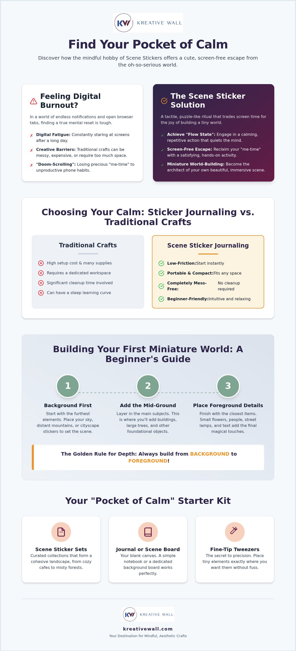 Calming craft for adults