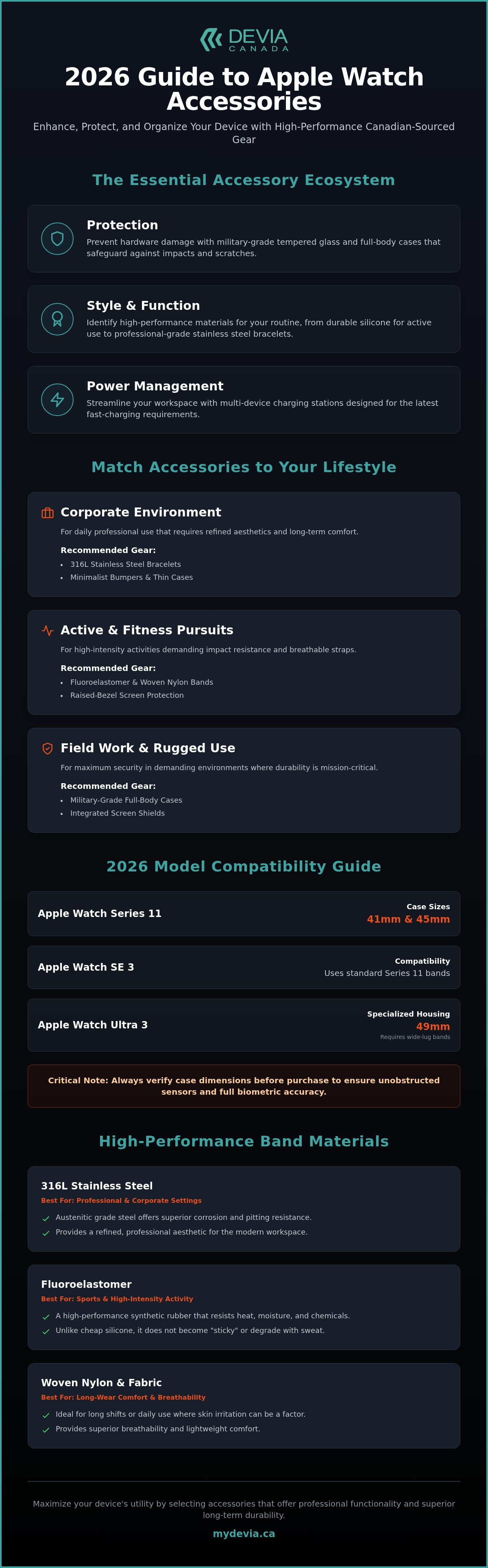 Apple watch accessories canada
