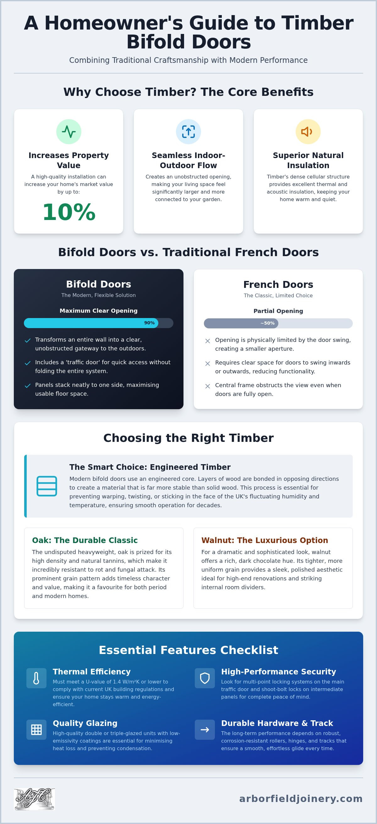 Timber bifold doors for sale