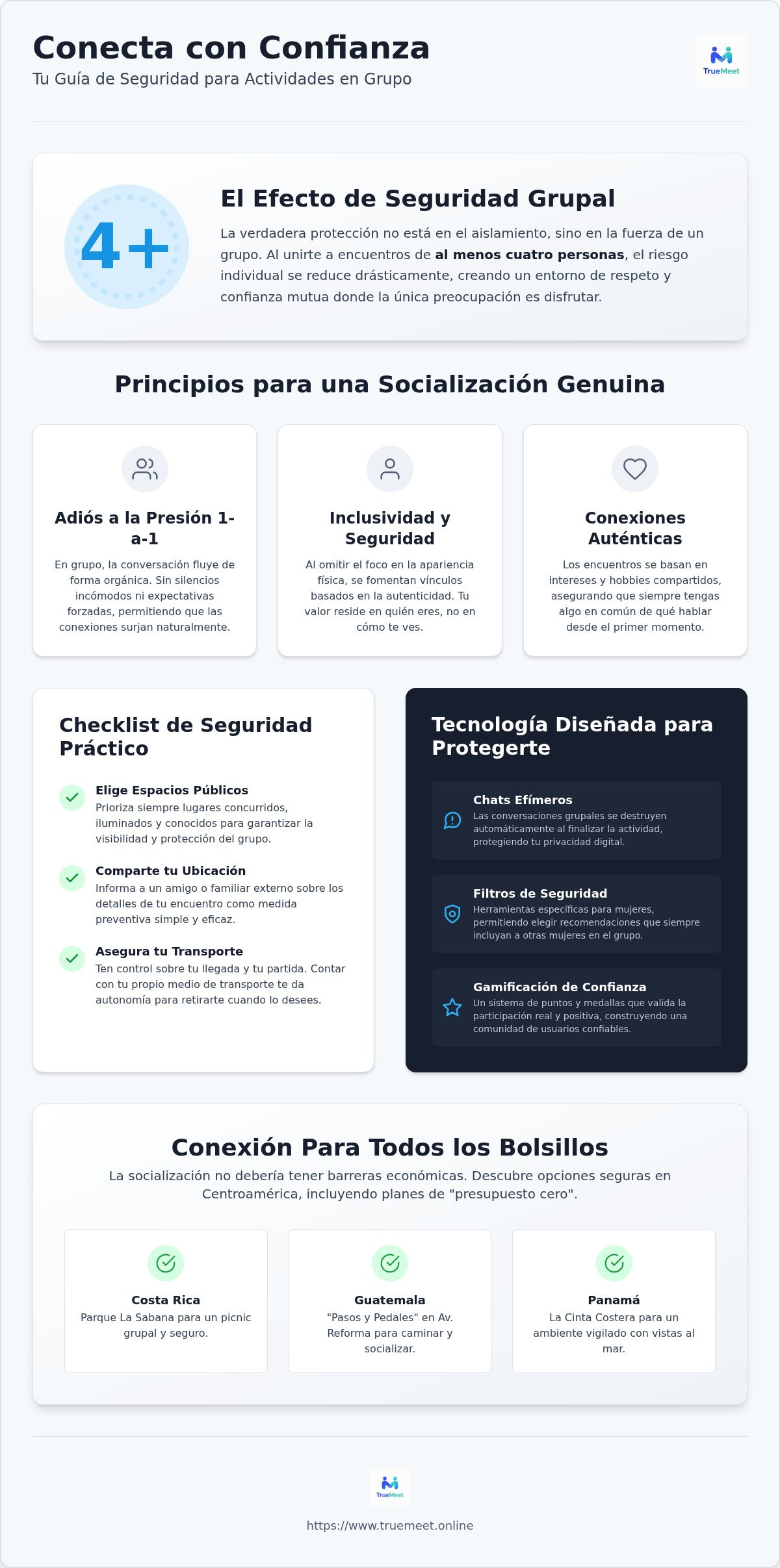 Seguridad en actividades grupales con desconocidos