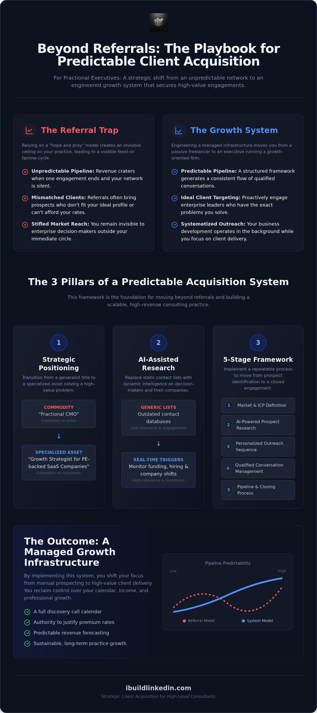 Fractional executive client acquisition