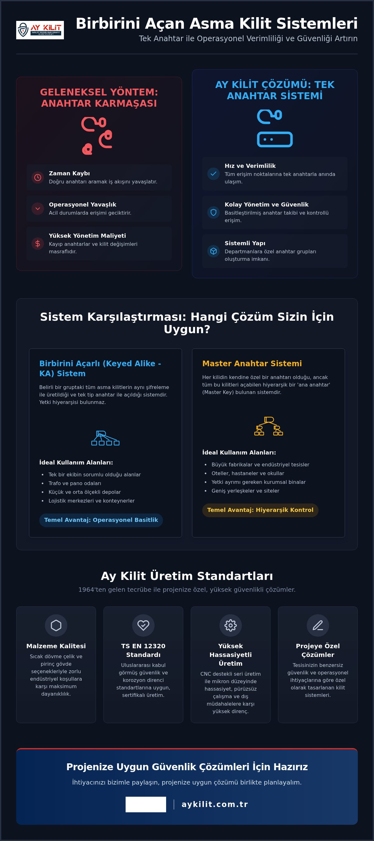 Birbirini açan asma kilitler