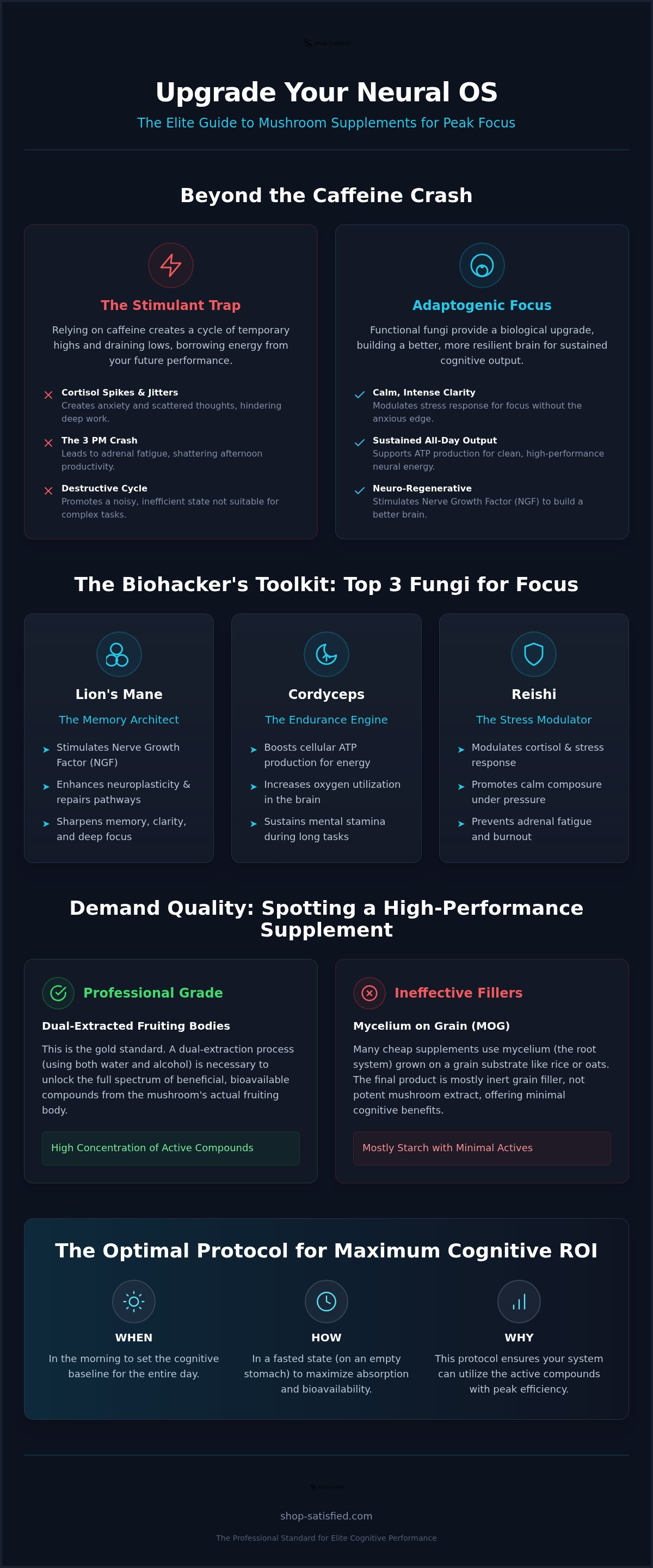 Best mushroom supplement for focus