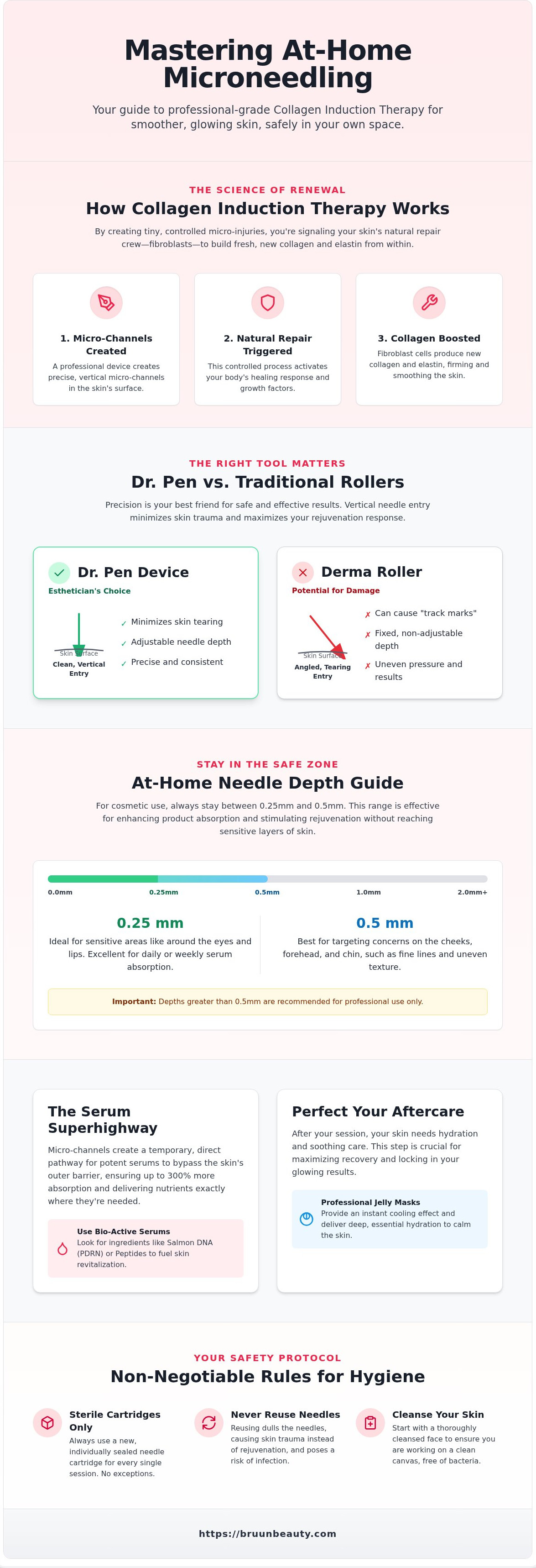 At-home collagen induction therapy