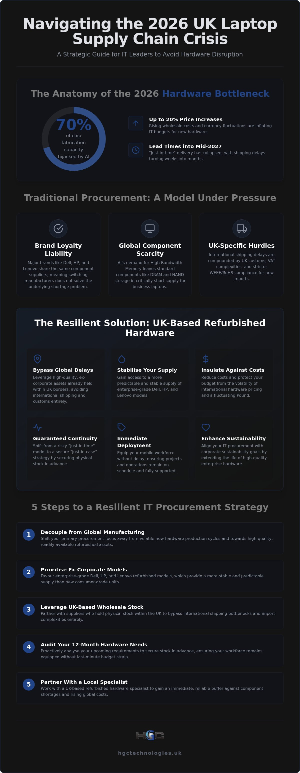Avoiding laptop supply chain disruption UK