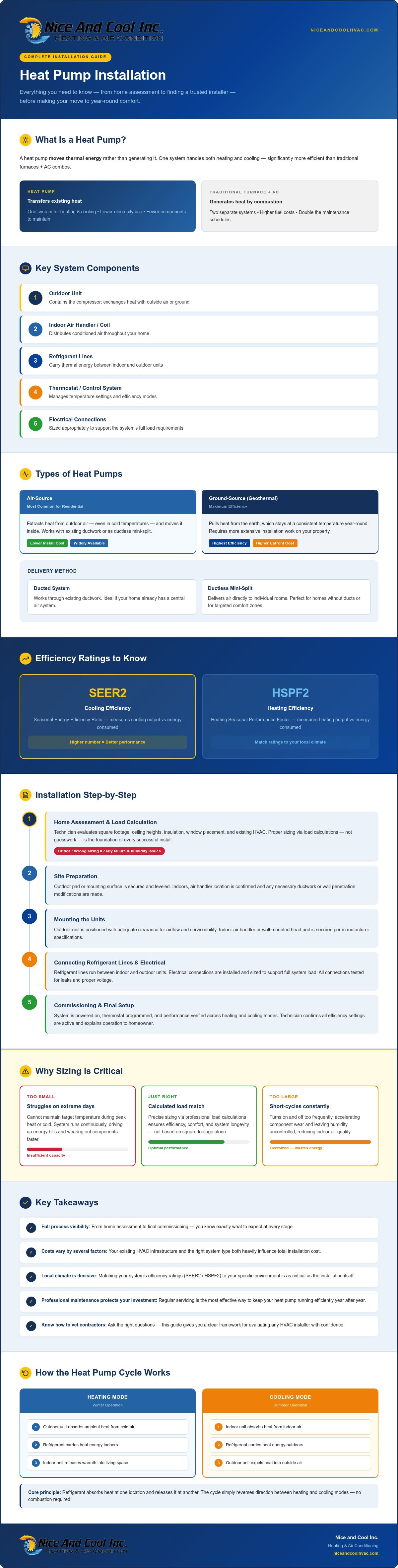 Heat pump installation guide
